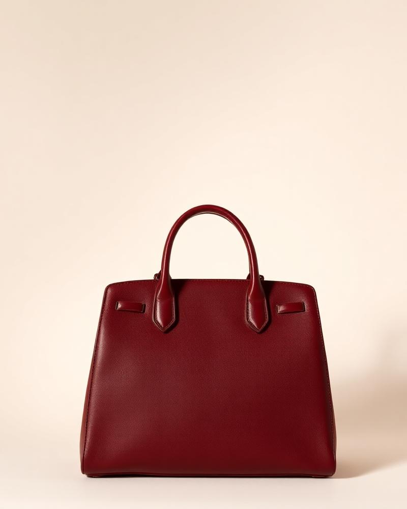 HERMÈS 버건디 토고 핸드백